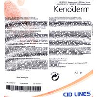Мыло жидкое 5л прозрачное с дезинфицирующим эффектом KENODERM канистра CID LINES 1/4, 1 шт.