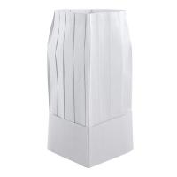 Колпак поварской одноразовый h290 мм 20 шт ШЕФ БЕЛЫЙ БУМАГА "ALMIN"