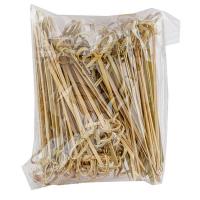Шпажка для канапе h120 мм 100 шт/уп УЗЕЛОК ЗЕЛЕНЫЙ БАМБУК пакет ПЭ "ALMIN"