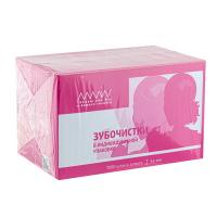 Зубочистки h65 мм 1000 шт/уп НАТУРАЛЬНЫЙ БАМБУК в бумаге в индивидуальной упак "ALMIN"