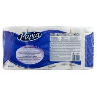 Бумага туалетная 3-сл 16,8 м/рул 160 лист/рул PAPIA PROF 8рулонов с тиснением и перфорацией БЕЛАЯ ЦЕЛЛЮЛОЗА "PAPIA" (артикул производителя 5036905)