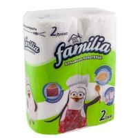 Полотенце бумажное 2-сл 2 рул/уп FAMILIA РАДУГА БЕЛОЕ HAYAT (артикул производителя 5050455) Полотенце бумажное 2-сл 2 рул/уп FAMILIA РАДУГА БЕЛОЕ HAYAT (артикул производителя 5050455)