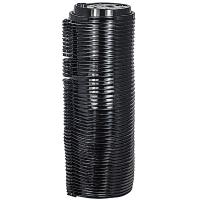 Крышка для стакана d90 мм многофункциональная ЧЕРНАЯ PS "POKROV PLAST", 1000 шт./упак