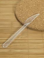 Нож столовый Н180 мм PS ПРОЗРАЧНЫЙ, 50 шт./упак