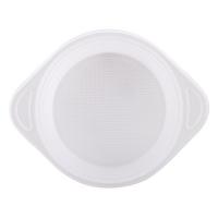 Миска одноразовая d155 мм 500 мл 50 шт с ручками БЕЛАЯ PP "DP"