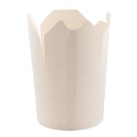 Контейнер бумажный CHINA PACK 500мл Н88хD87 мм с декором ОРНАМЕНТ, 50 шт./упак