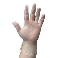 Перчатки одноразовые 100 шт L неопудренные ПРОЗРАЧНЫЙ ВИНИЛ коробка "NN"