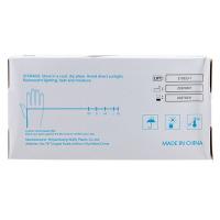 Перчатки одноразовые 100 шт L неопудренные ЧЕРНЫЙ ВИНИЛ коробка-диспенсер