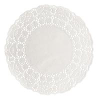 Салфетка сервировочная ажурная (долис) d300 мм 250 шт БЕЛАЯ "ALMIN"