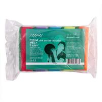 Губка для мытья посуды универсальная 95х65х27 мм 5 шт MAXI с зелёным абразивом РАЗНОЦВЕТНЫЙ ПОРОЛОН "ALMIN" Губка для мытья посуды универсальная 95х65х27 мм 5 шт MAXI с зелёным абразивом РАЗНОЦВЕТНЫЙ ПОРОЛОН "ALMIN"