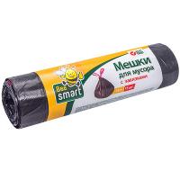 Мешок (пакет) мусорный 35л 15 шт/рул с завязками ПНД ЧЕРНЫЙ PACLAN 1/33