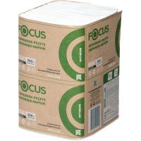 Салфетка бумажная 1-сл 250 шт/уп 180х240 мм для диспенсера FOCUS OPTIMUM БЕЛАЯ HAYAT 1/18