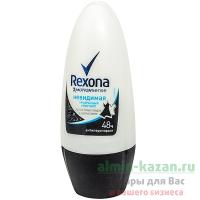 Дезодорант женский REXONA 50мл НЕВИДИМАЯ ПРОЗРАЧНЫЙ КРИСТАЛЛ ролик 1/6