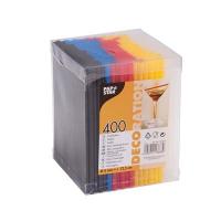 Соломка (трубочка) для коктейля Н125хD5 мм 400 шт/уп PP ЦВЕТНАЯ PAPSTAR 1/8