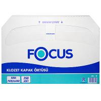 Покрытие бумажное 250 шт/уп для сиденья на унитаз FOCUS БЕЛОЕ HAYAT 1/10