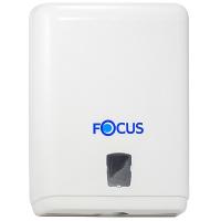 Диспенсер для листовых бумажных полотенец ДхШхВ 280х100х380 мм FOCUS ПЛАСТИК БЕЛЫЙ HAYAT 1/1