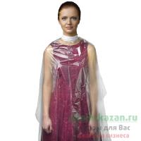 Пеньюар 1600х1000 мм 50 шт/уп для парикмахеров PE (ПЭ) ПРОЗРАЧНЫЙ 1/1