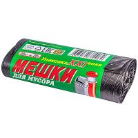 Мешок (пакет) мусорный 20л 420х500 мм 30 шт/рул 6 мкм ПНД ЧЕРНЫЙ 1/100
