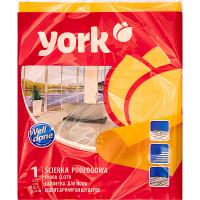 Тряпка для пола ДхШ 600х500 мм 1 шт/уп ВИСКОЗА ОРАНЖЕВАЯ YORK 1/100