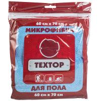 Тряпка для пола ДхШ 700х600 мм 1 шт/уп МИКРОФИБРА ЦВЕТ В АССОРТИМЕНТЕ TEXTOP 1/100
