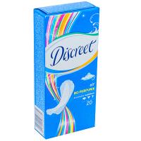 Прокладки ежедневные DISCREET 20 шт AIR NO PERFUME BREATHABLE MULTIFORM 1/18