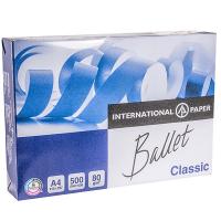 Бумага А4 500 лист/уп 80 г/м2 BALLET CLASSIC БЕЛАЯ INTERNATIONAL PAPER 1/5